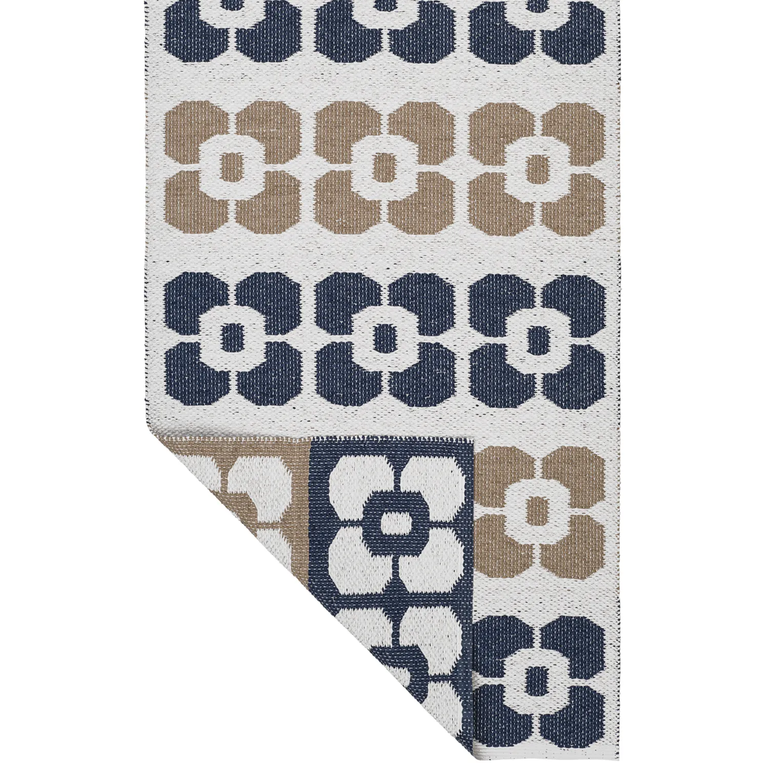 Plastic-kleden - Horredsmattan Florian (marineblauw)