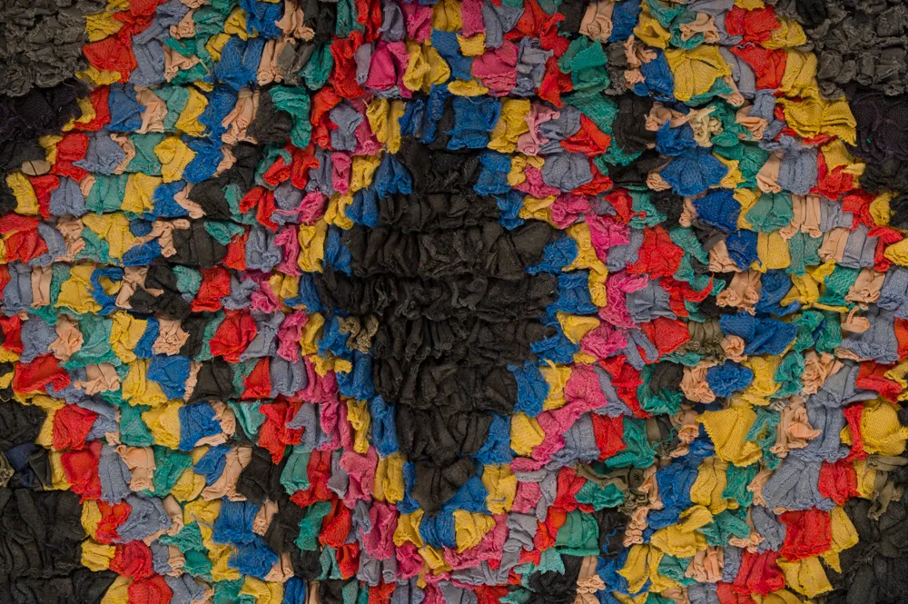 Marokkaanse Berber tapijt Boucherouite 285 x 120 cm