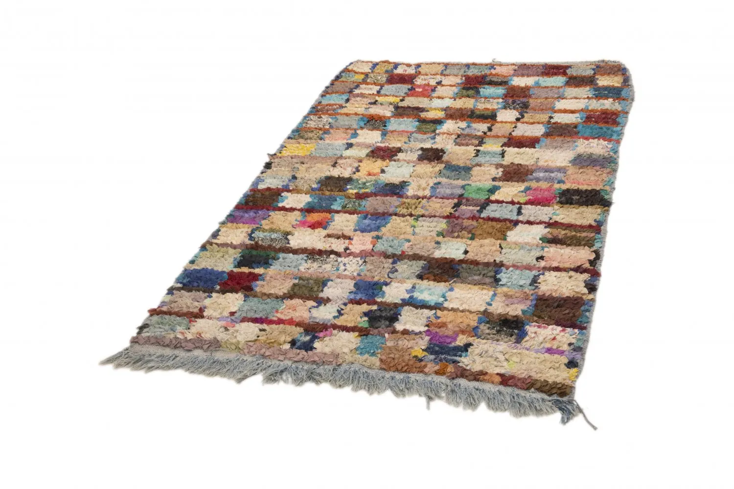 Marokkaanse Berber tapijt Boucherouite 205 x 115 cm