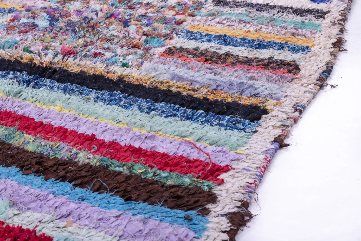 Marokkaanse Berber tapijt Boucherouite 280 x 110 cm