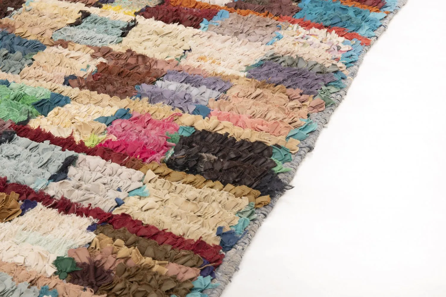Marokkaanse Berber tapijt Boucherouite 205 x 115 cm