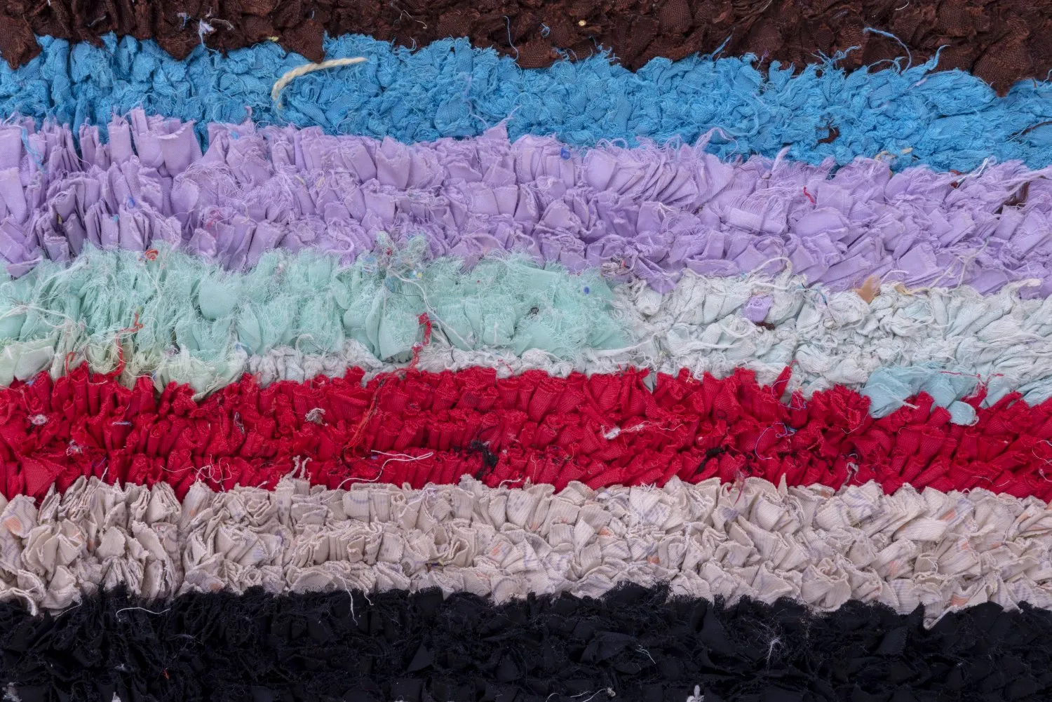 Marokkaanse Berber tapijt Boucherouite 280 x 110 cm