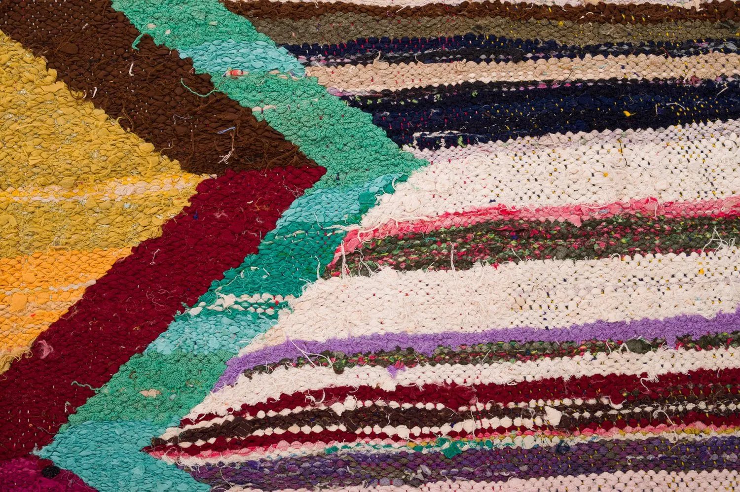 Marokkaanse Berber tapijt Boucherouite 150 x 285 cm