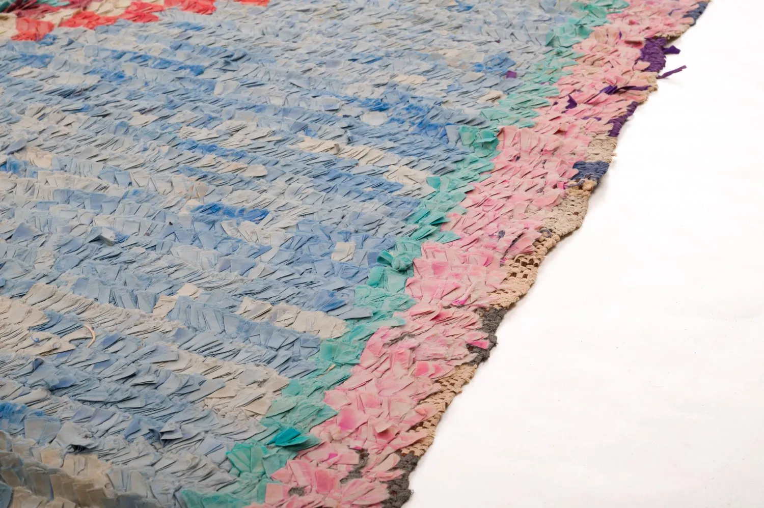 Marokkaanse Berber tapijt Boucherouite 125 x 340 cm