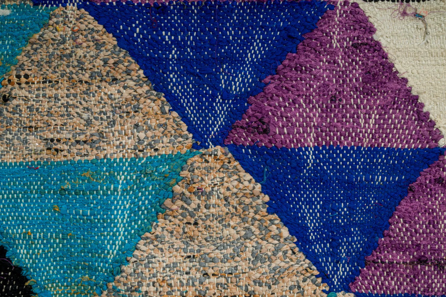 Marokkaanse Berber tapijt Boucherouite 130 x 250 cm