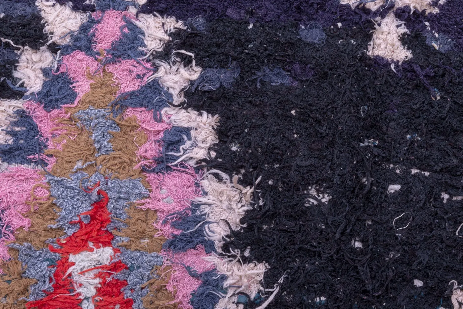 Marokkaanse Berber tapijt Boucherouite 245 x 135 cm