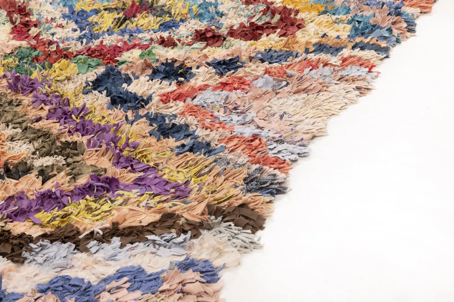 Marokkaanse Berber tapijt Boucherouite 230 x 125 cm