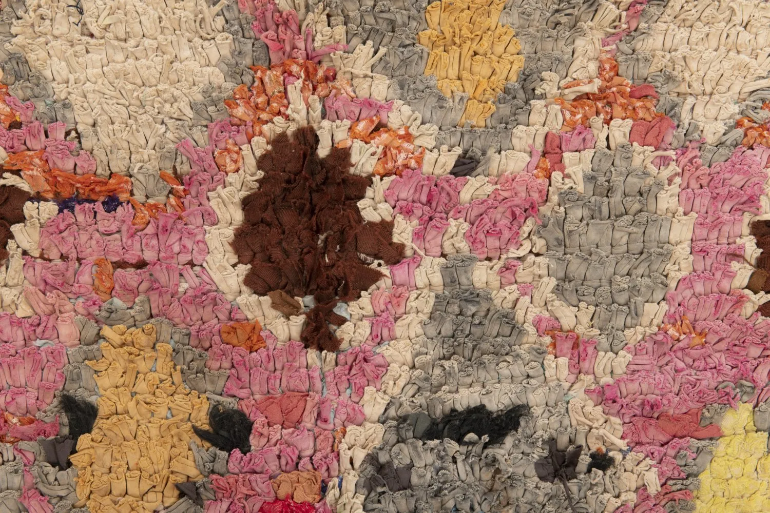 Marokkaanse Berber tapijt Boucherouite 255 x 100 cm