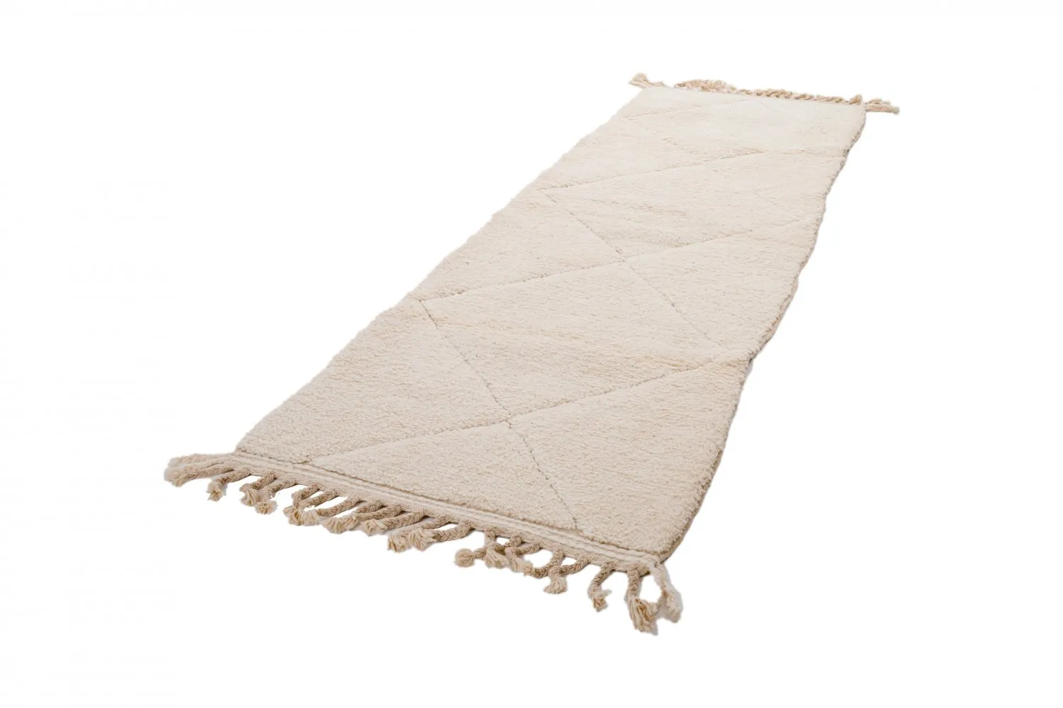 Kelim Marokkaanse Berber tapijt Beni Ouarain 295 x 90 cm