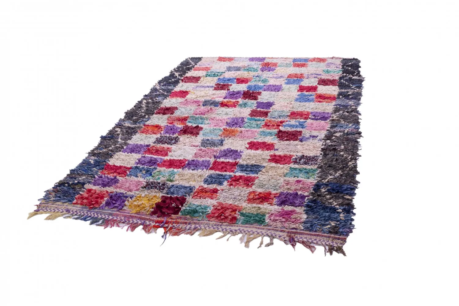 Marokkaanse Berber tapijt Boucherouite 265 x 165 cm