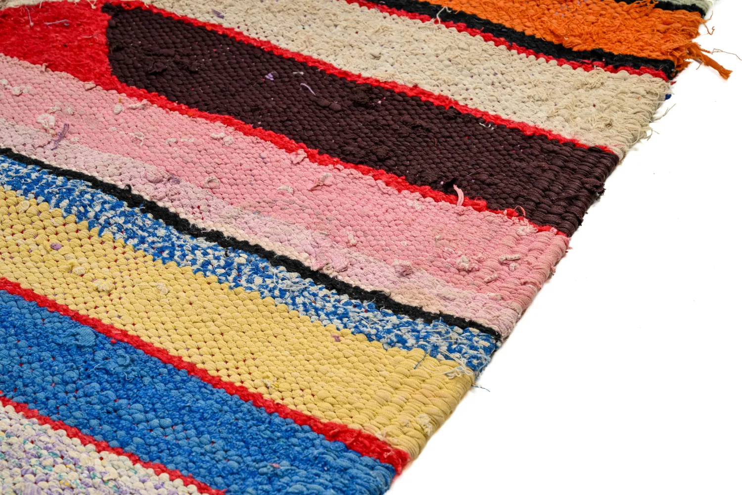 Marokkaanse Berber tapijt Boucherouite 145 x 250 cm