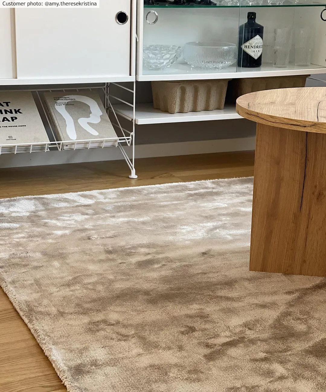 Viscose-vloerkleed - Jodhpur Special Luxury Edition (lichtgrijs/beige)