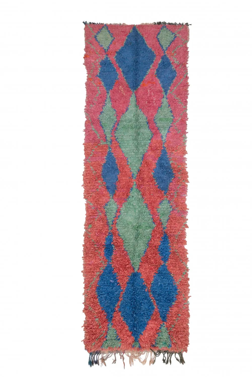Marokkaanse Berber tapijt Boucherouite 330 x 100 cm