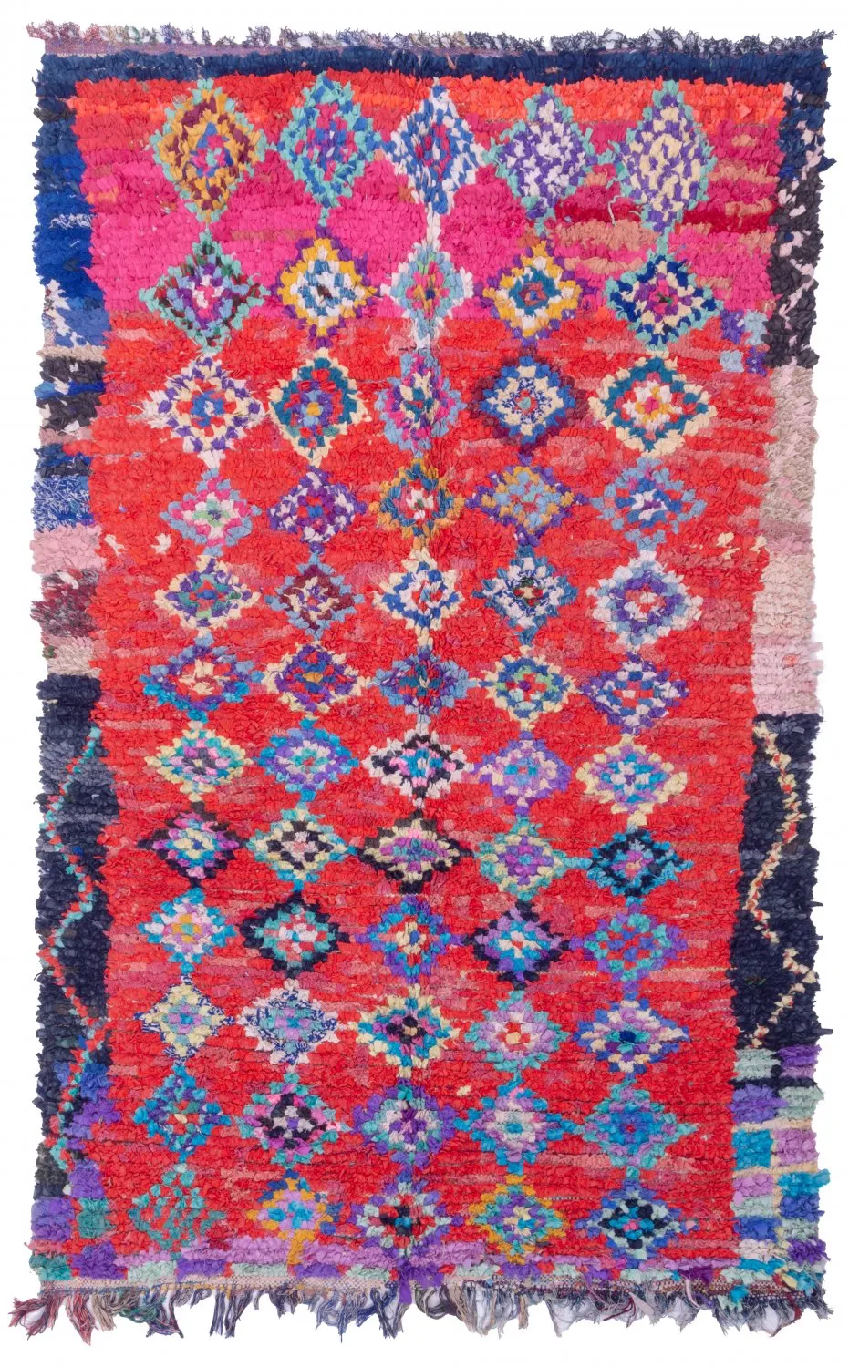 Marokkaanse Berber tapijt Boucherouite 245 x 150 cm