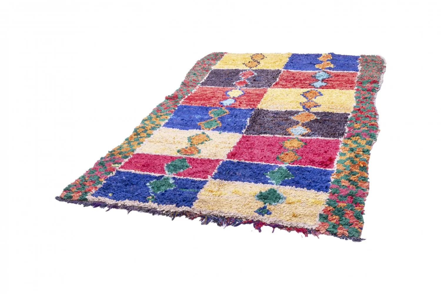 Marokkaanse Berber tapijt Boucherouite 255 x 160 cm
