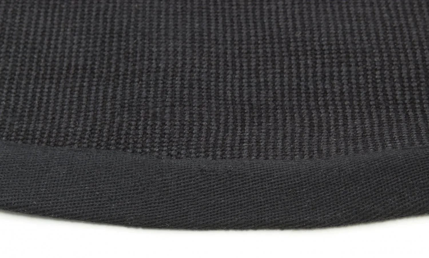 Ronde vloerkleden (sisal) - Agave (zwart)