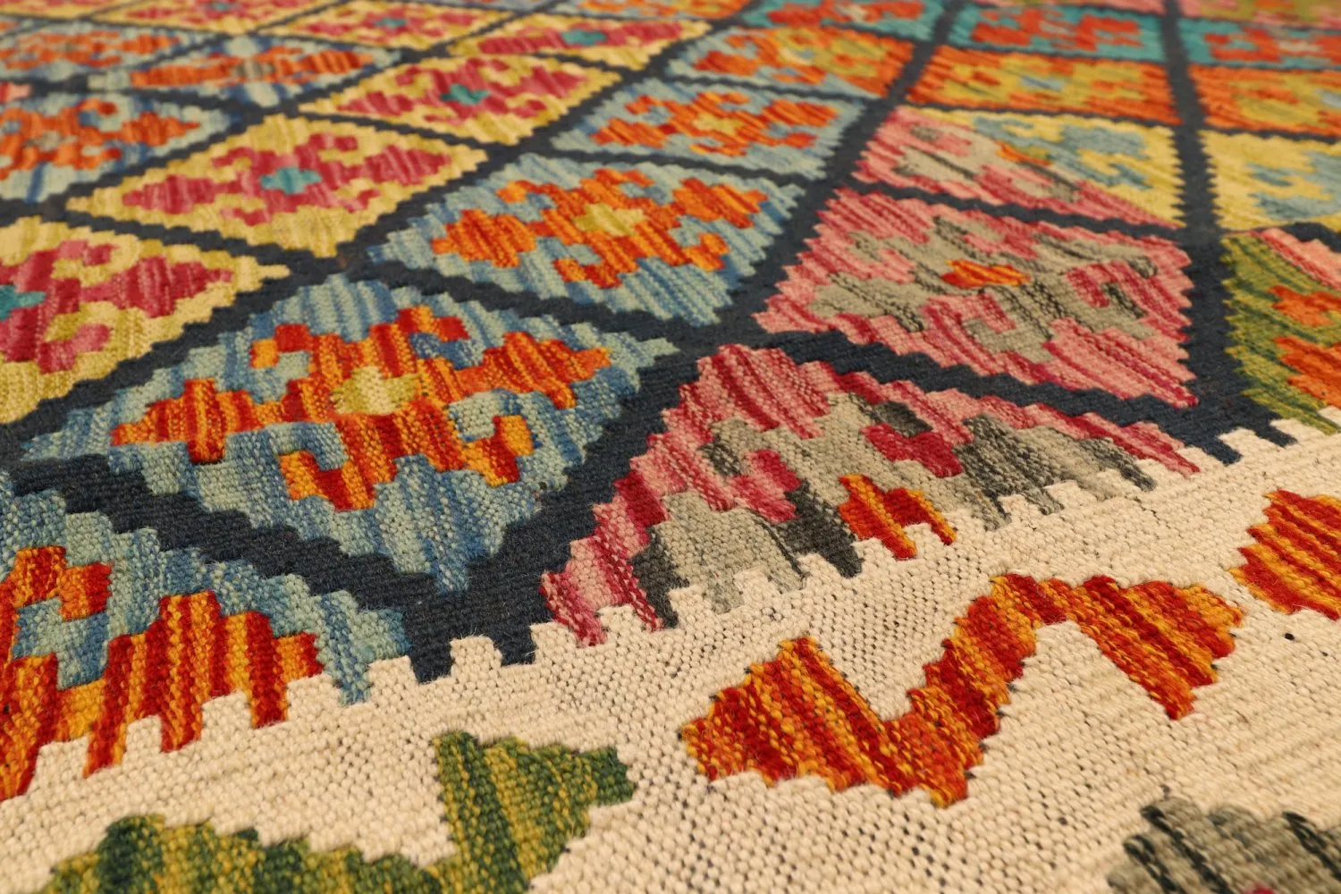 Oriëntaals kilimkleed 257 x 184 cm