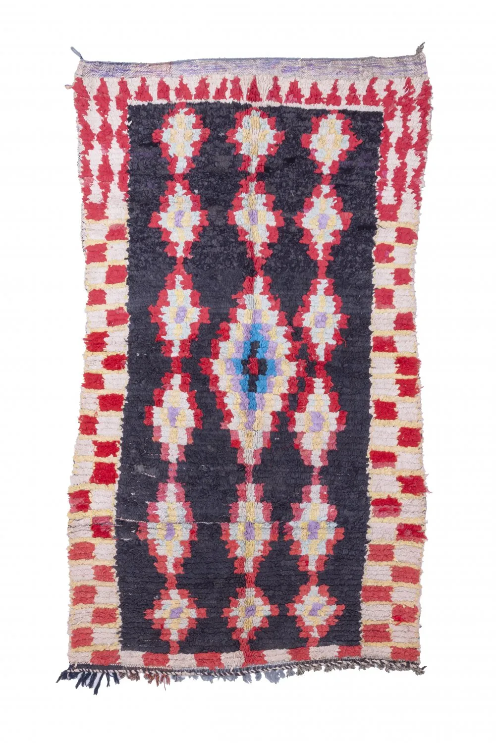 Marokkaanse Berber tapijt Boucherouite 235 x 130 cm