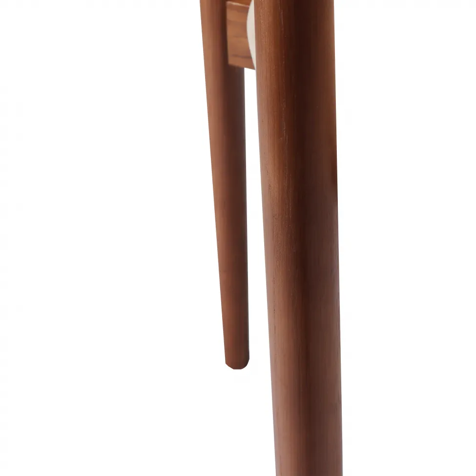 Stoel - Ystad (okkernoot/beige) - 2 stuks