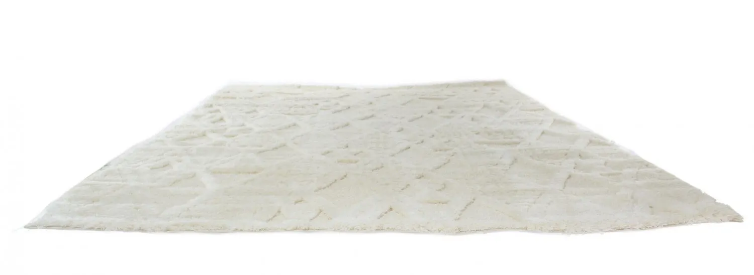 Hoogpolig vloerkleed - Rostock (offwhite)