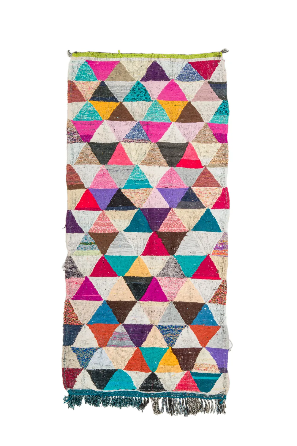 Marokkaanse Berber tapijt Boucherouite 130 x 280 cm