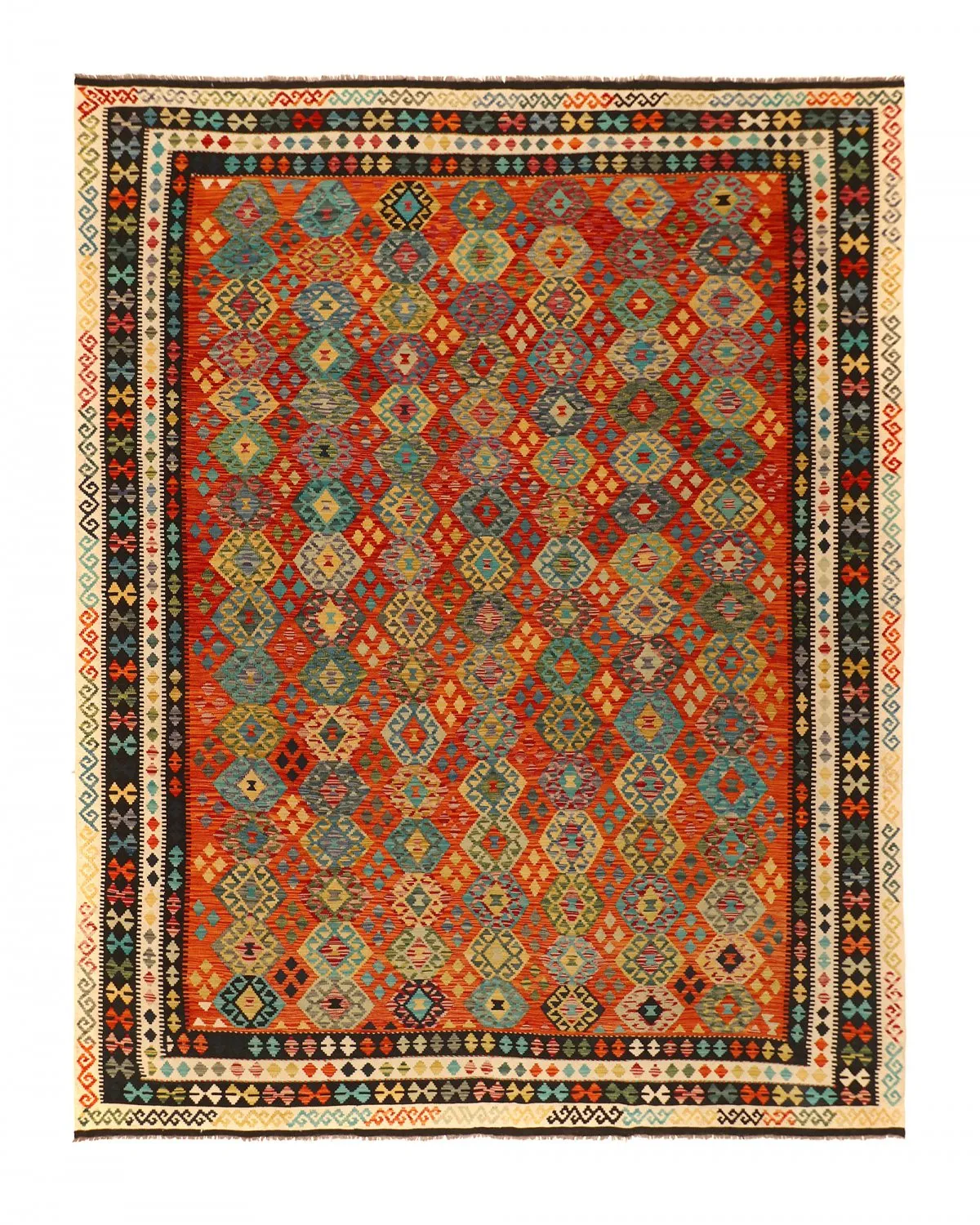 Oriëntaals kilimkleed 384 x 301 cm