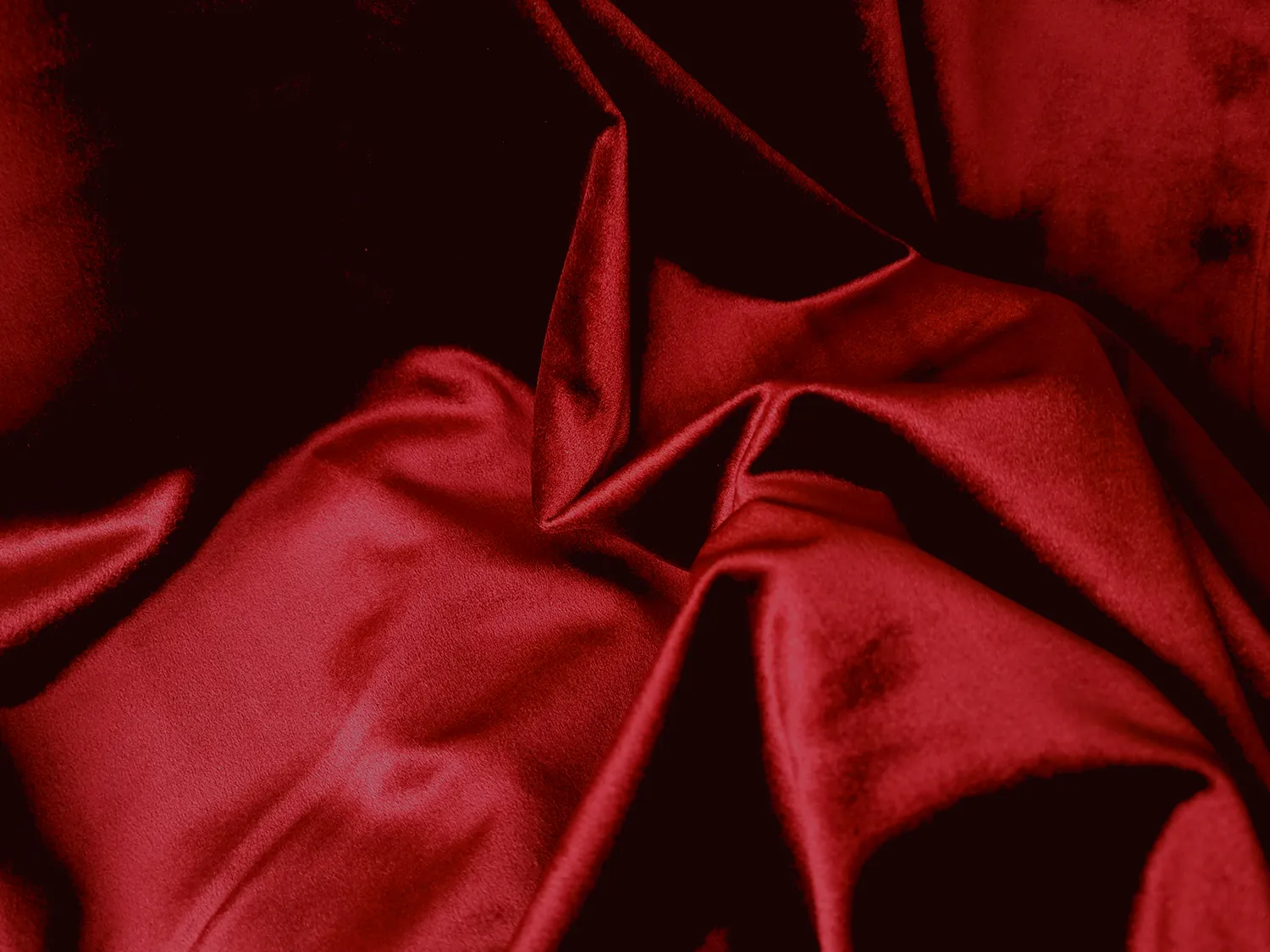 Gordijnen - Fluwelen gordijnen Marlyn (rood)