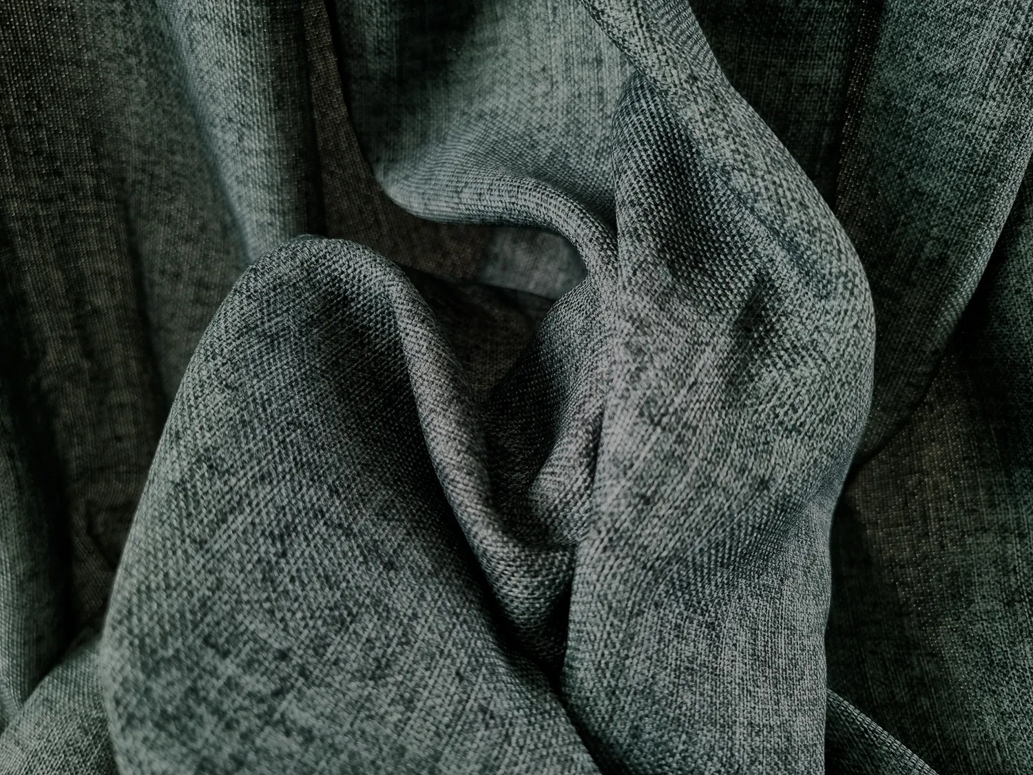 Gordijnen - Linnen gordijnen Lindiwe (groen)