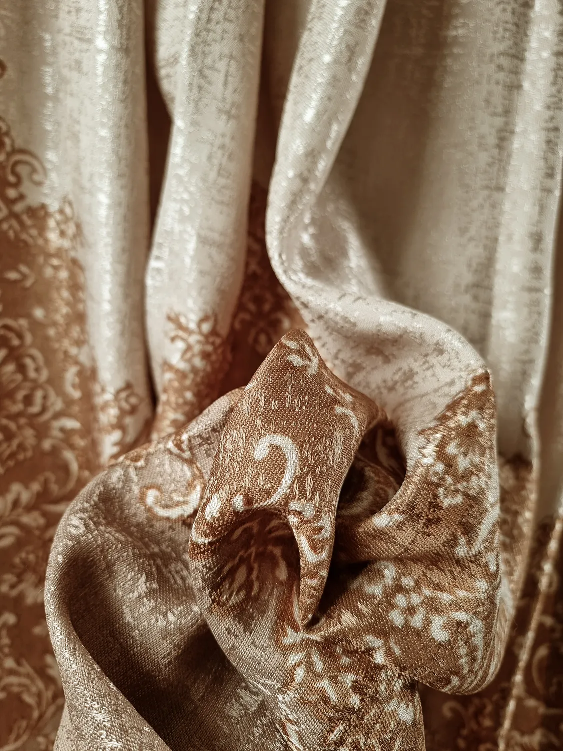 Gordijn - Shiloh (bruin/beige)