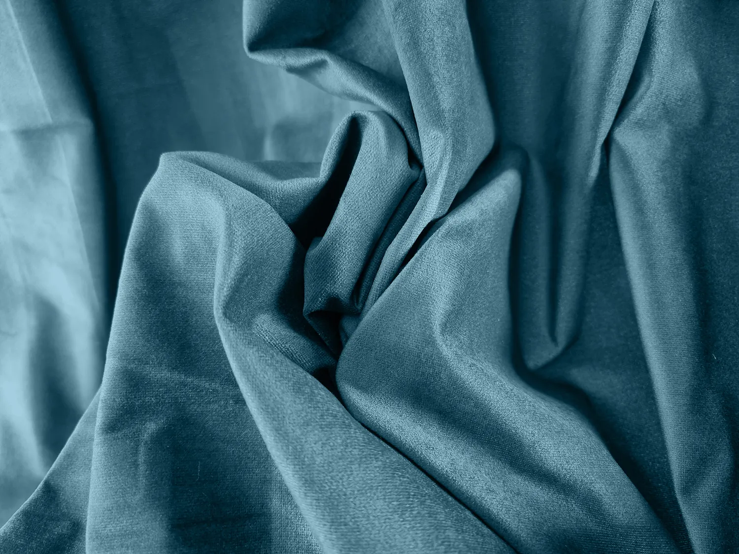 Gordijnen - Fluwelen gordijnen Juliet (blauw)