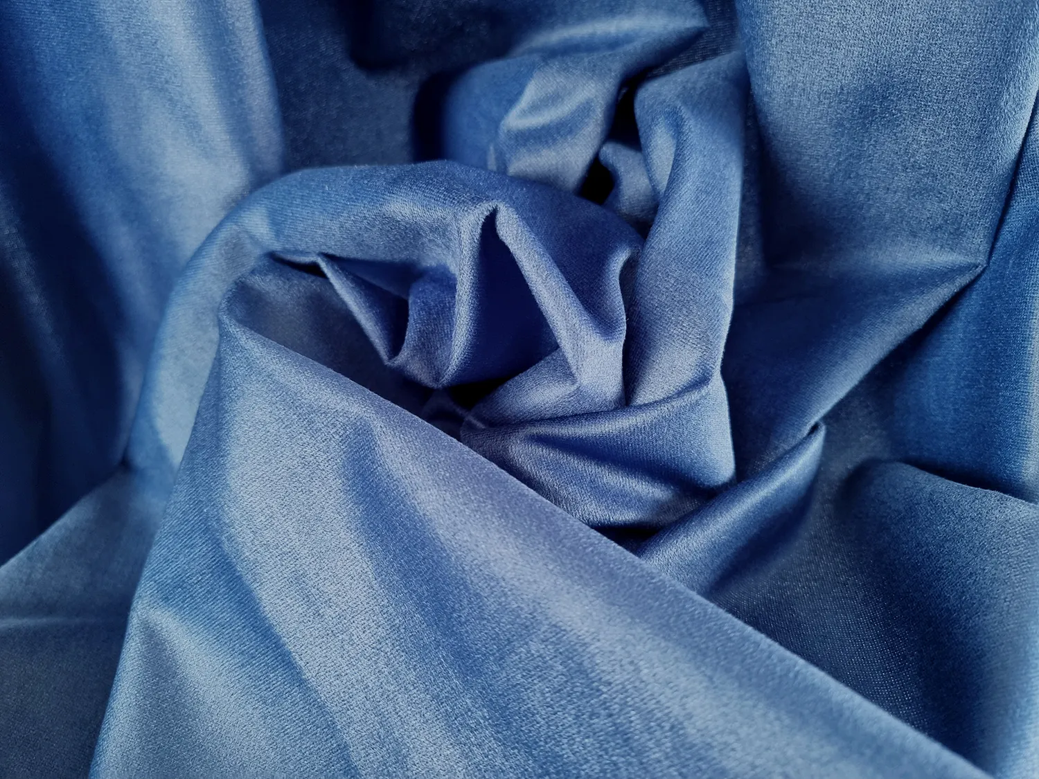 Gordijnen - Fluwelen gordijnen Juliet (blauw)