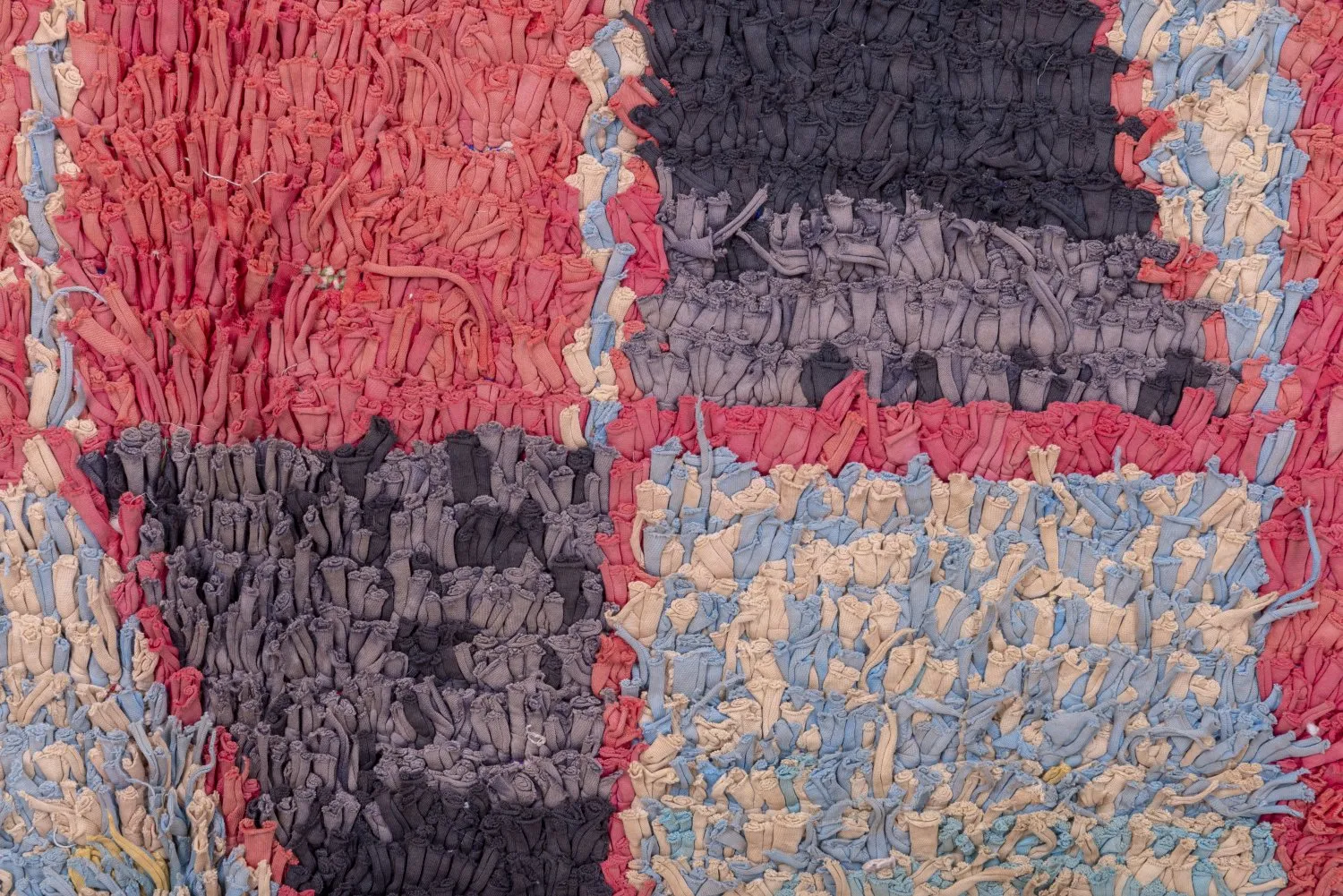 Marokkaanse Berber tapijt Boucherouite 255 x 150 cm