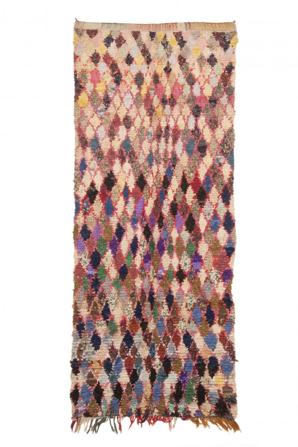 Marokkaanse Berber tapijt Boucherouite 295 x 120 cm