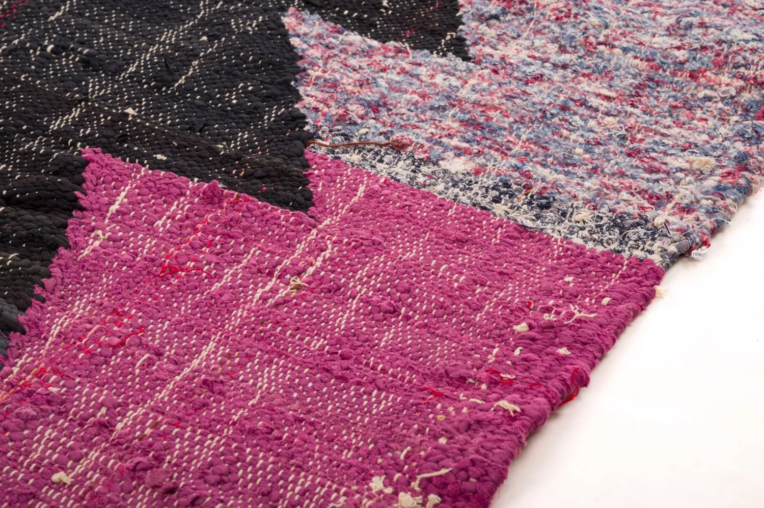 Marokkaanse Berber tapijt Boucherouite 125 x 290 cm