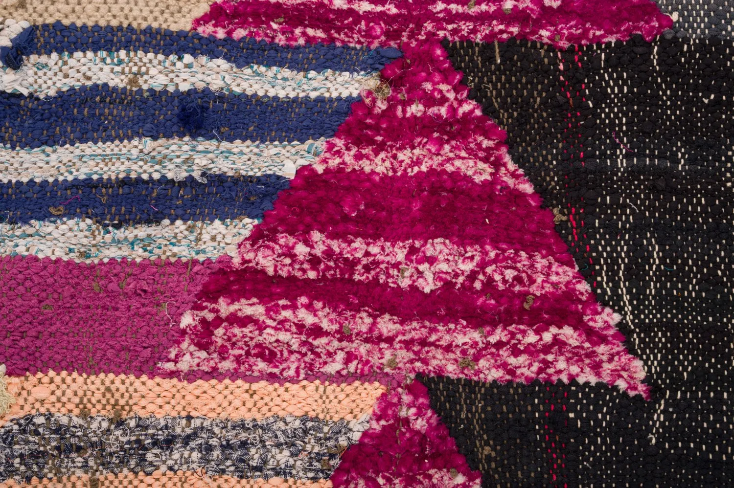 Marokkaanse Berber tapijt Boucherouite 125 x 290 cm