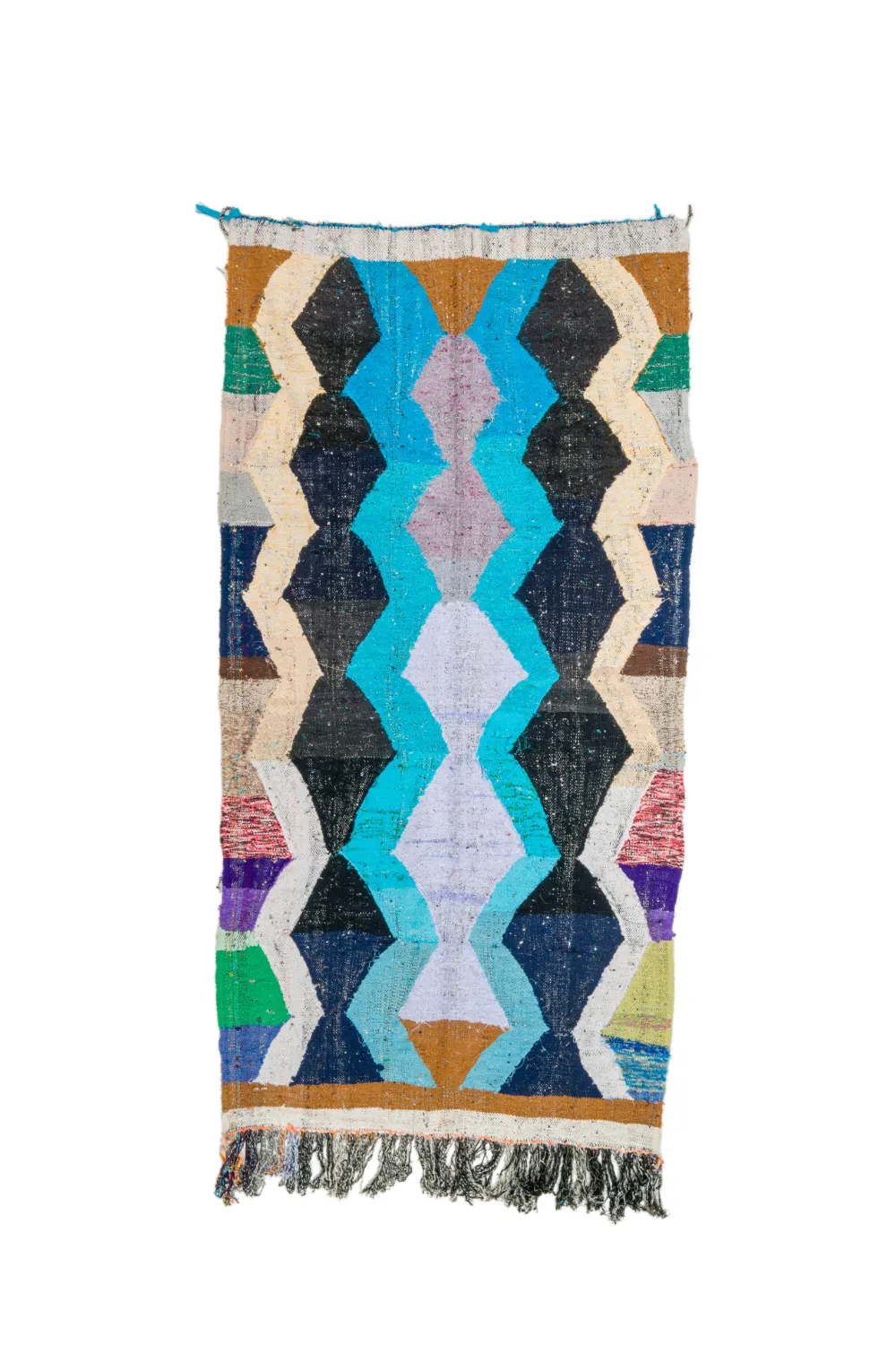 Marokkaanse Berber tapijt Boucherouite 155 x 250 cm