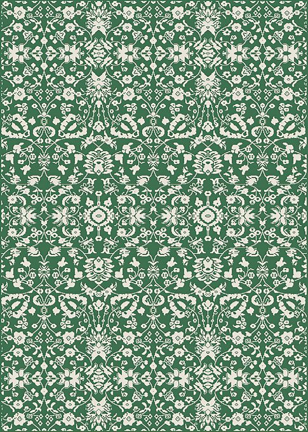 Vloerkleden voor binnen en buiten - Brussels Ocean (groente)