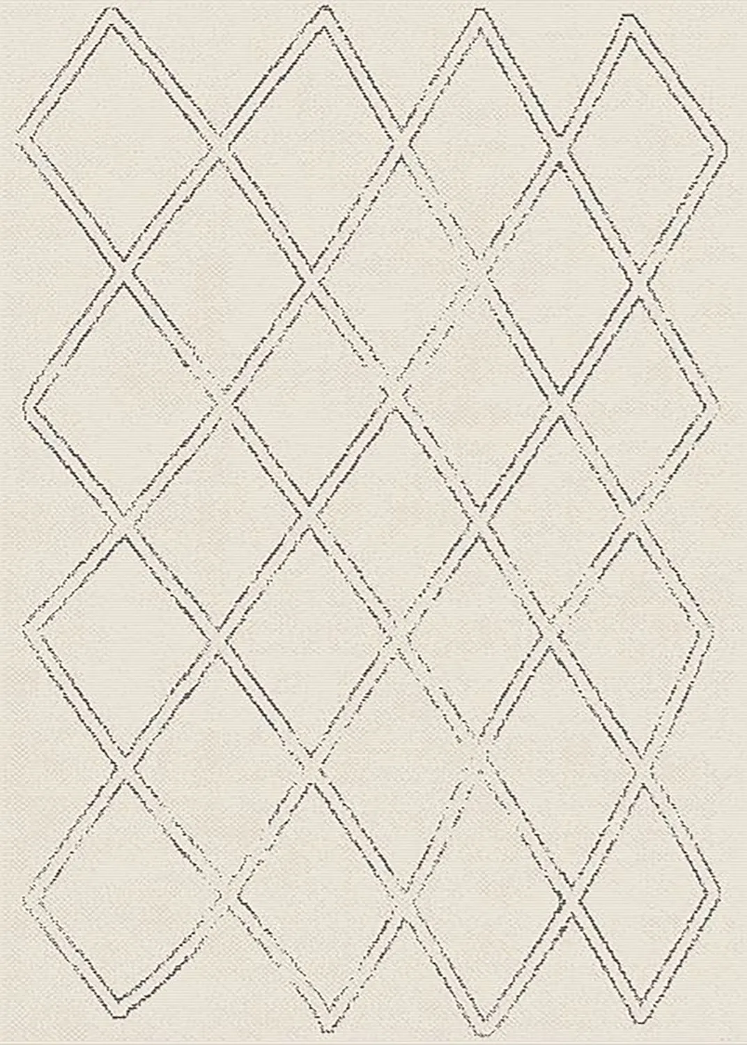 Vloerkleden voor binnen en buiten - Brussels Diamond (wit)