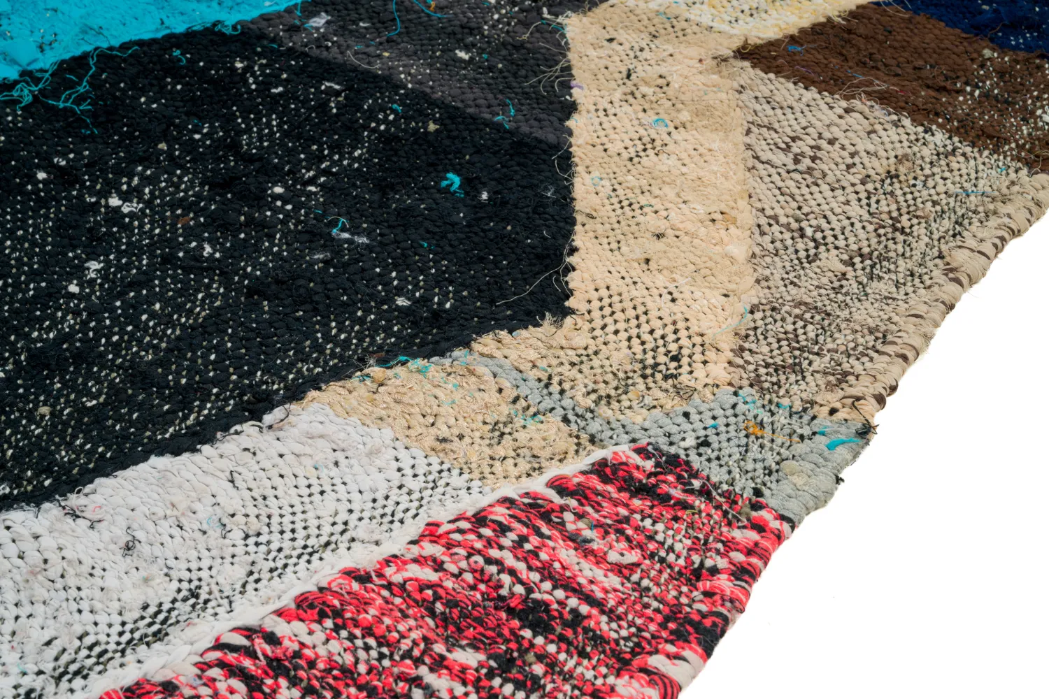 Marokkaanse Berber tapijt Boucherouite 155 x 250 cm