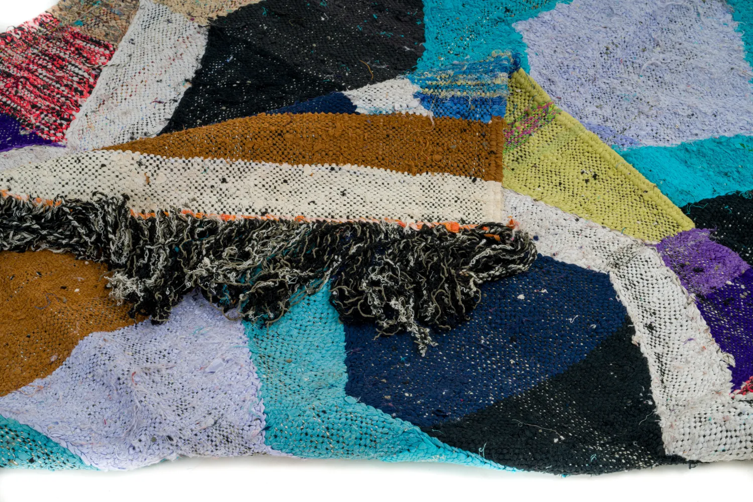 Marokkaanse Berber tapijt Boucherouite 155 x 250 cm