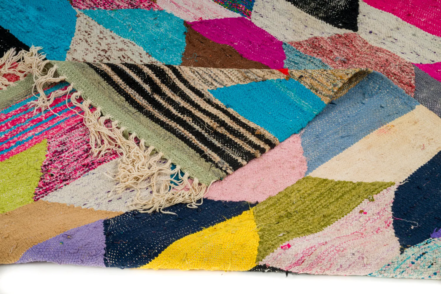 Marokkaanse Berber tapijt Boucherouite 165 x 265 cm