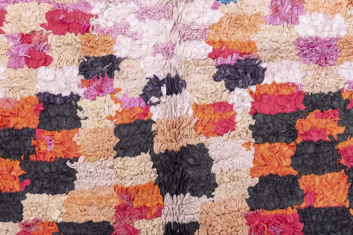Marokkaanse Berber tapijt Boucherouite 280 x 145 cm