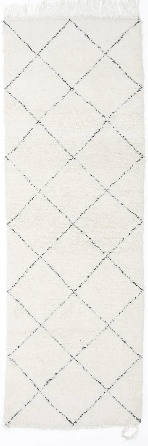 Kelim Marokkaanse Berber tapijt Beni Ouarain 270 x 85 cm