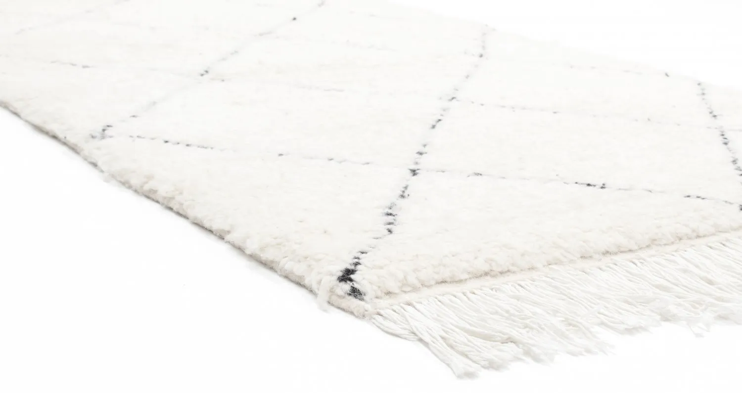 Kelim Marokkaanse Berber tapijt Beni Ouarain 270 x 85 cm