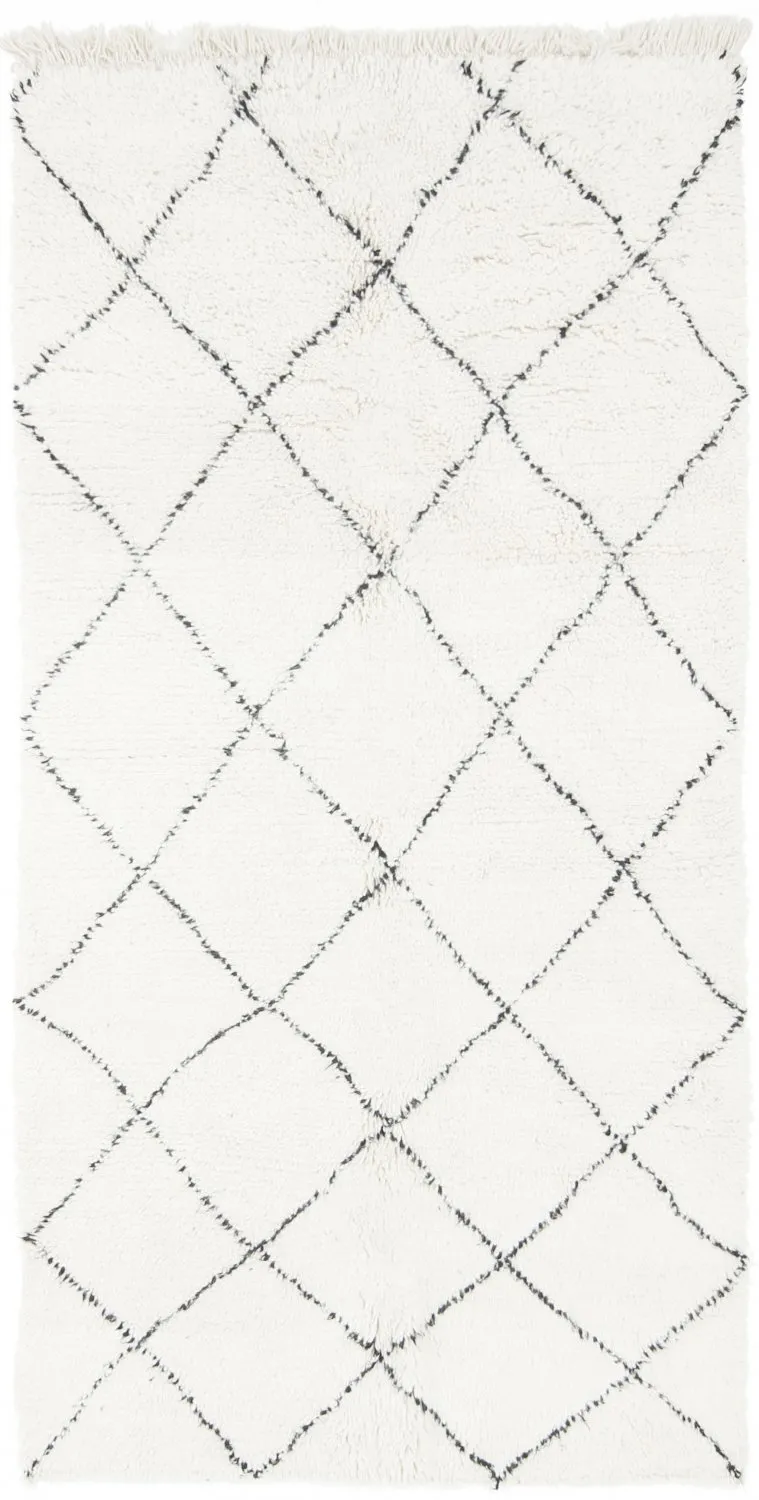 Kelim Marokkaanse Berber tapijt Beni Ouarain 280 x 145 cm