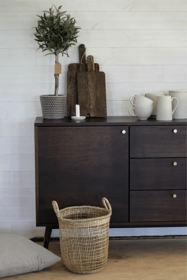 TV-meubel / Ladekast - Prime (walnoot/messing)