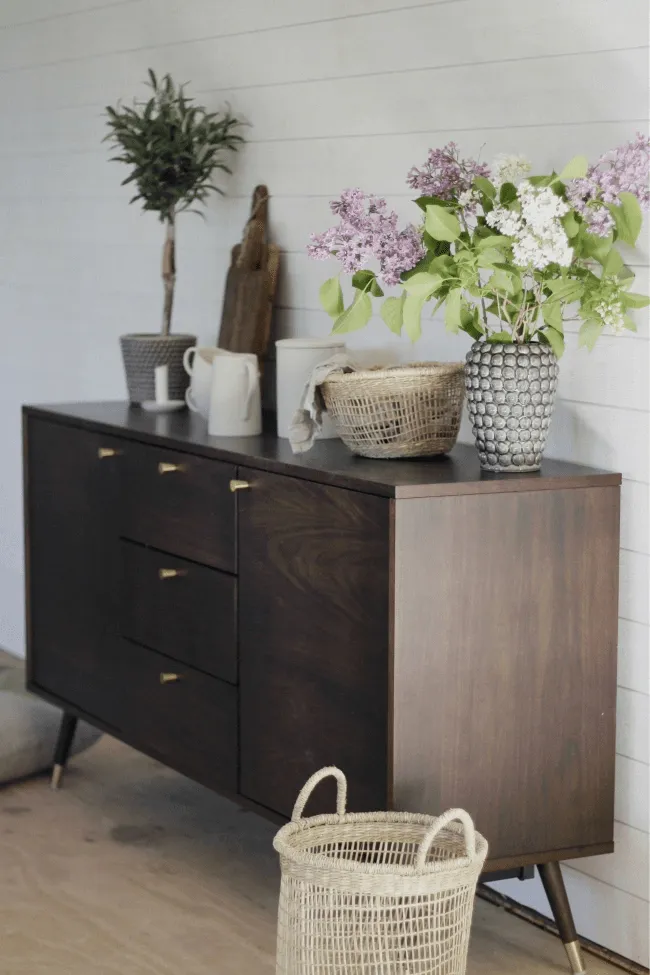 TV-meubel / Ladekast - Prime (walnoot/messing)