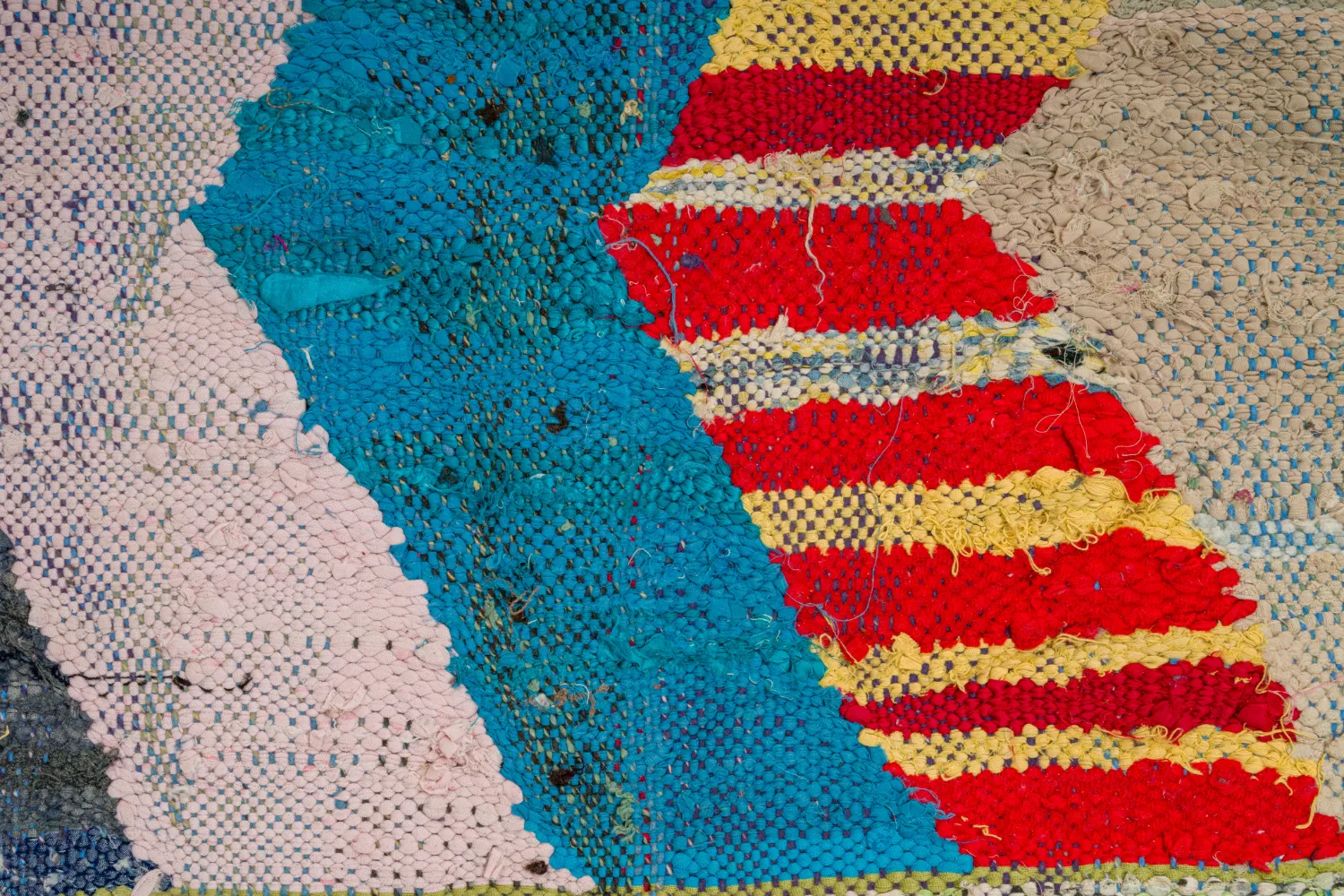 Marokkaanse Berber tapijt Boucherouite 155 x 305 cm