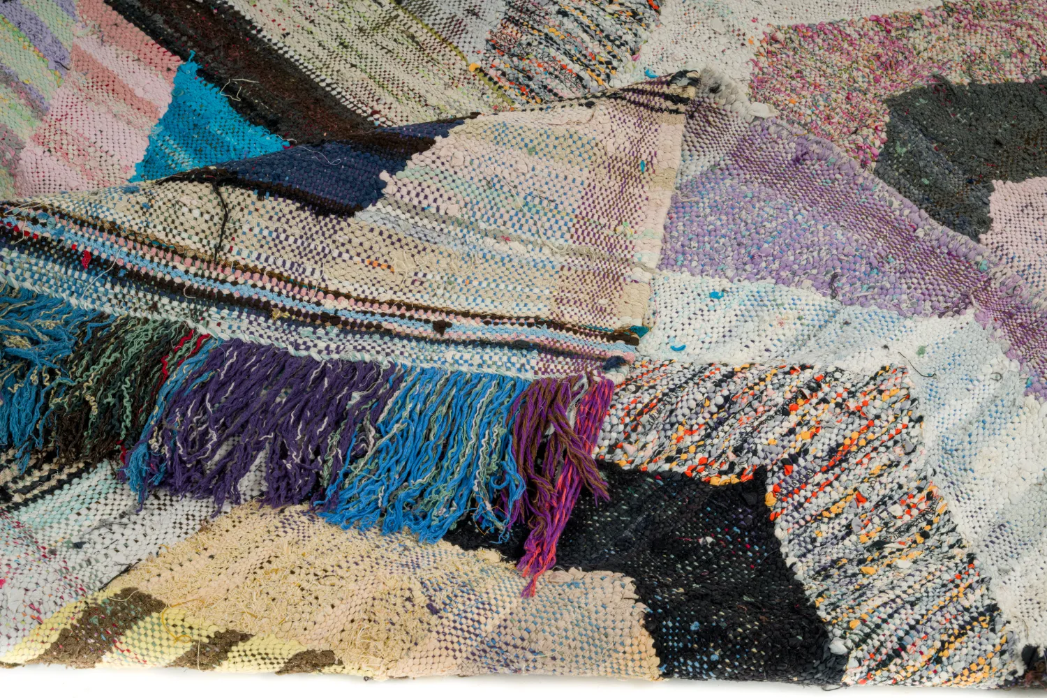 Marokkaanse Berber tapijt Boucherouite 155 x 305 cm