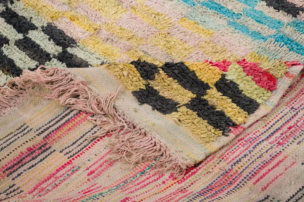 Marokkaanse Berber tapijt Boucherouite 320 x 160 cm